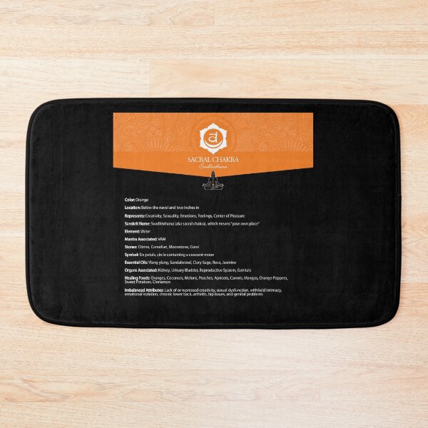 Item preview, Sacral Chakra Chart - 55 designed and sold by chakraplaza.