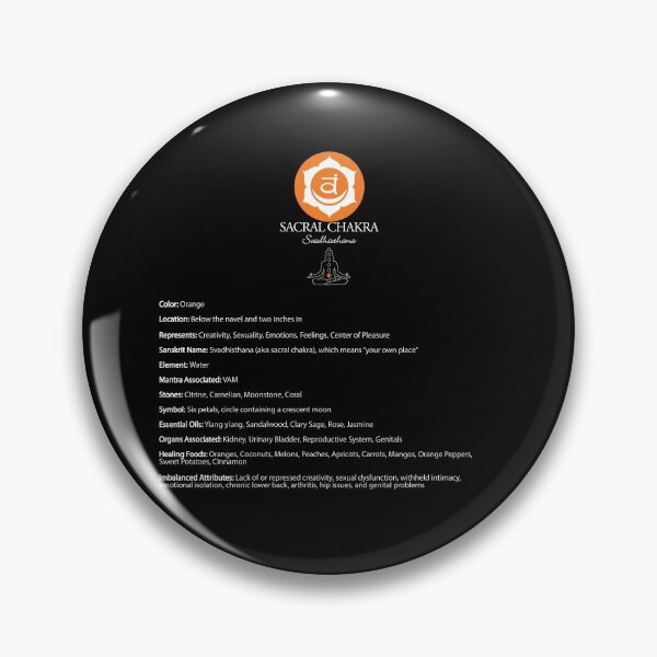 Item preview, Sacral Chakra Chart - 55 designed and sold by chakraplaza.