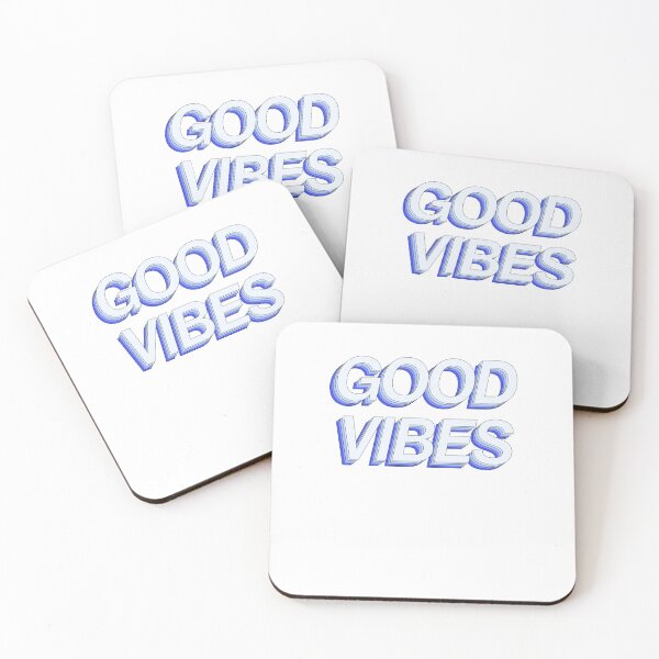 Item preview, Good Vibes Blue Gradient Motivate designed and sold by sharedipmemes.