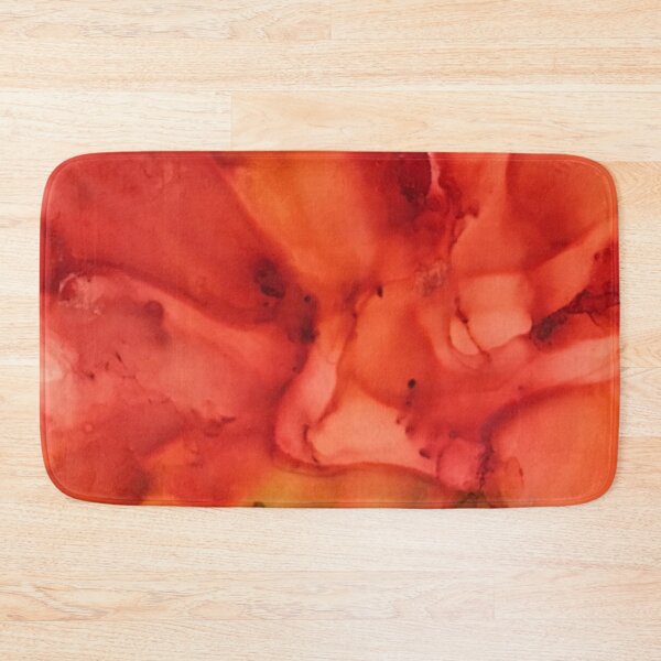 Item preview, Orange Petals Alcohol Ink designed and sold by Artfully Abstracted.
