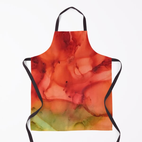 Item preview, Orange Petals Alcohol Ink designed and sold by Artfully Abstracted.