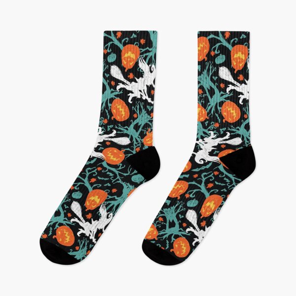 Item preview, Vector black colourful hand drawn halloween repeat pattern. designed and sold by jamiesoondesign.