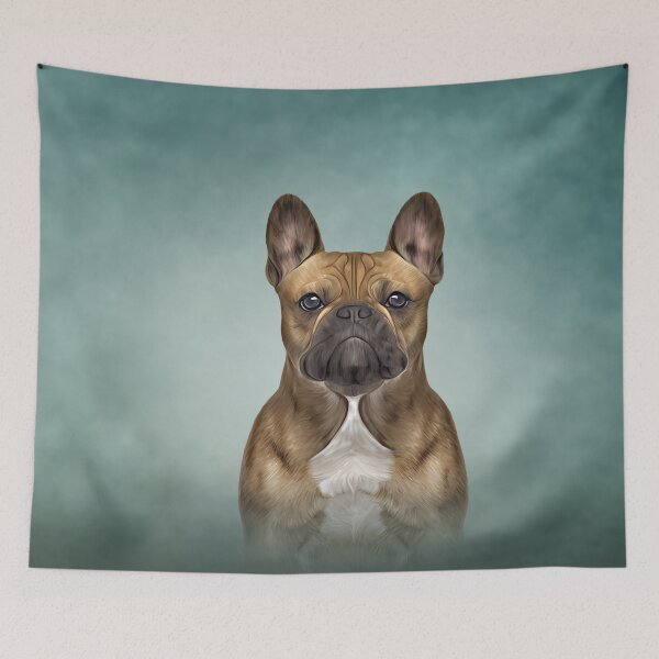 Item preview, Drawing dog French Bulldog designed and sold by bonidog.