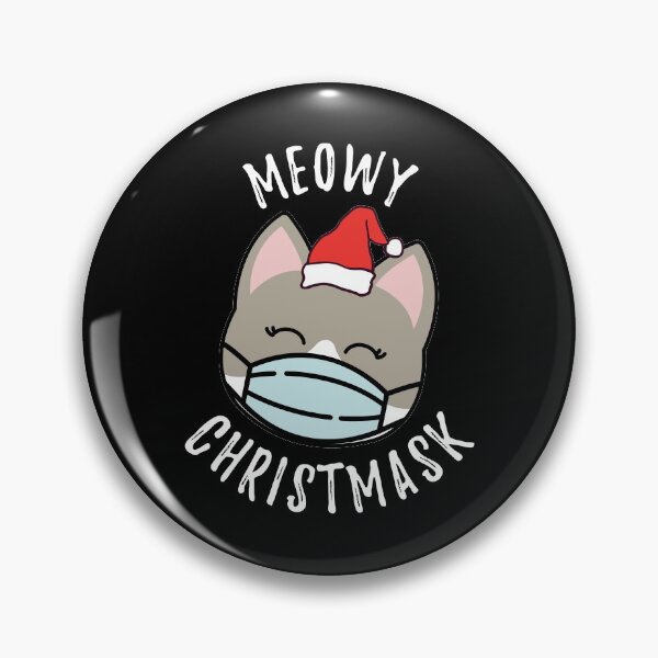Artikelvorschau, Meowy Christmask Nette Weihnachtskatze entworfen und verkauft von CrystalCrush.