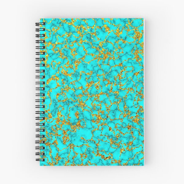 Item preview, Marbled Gold and Teal Abstract Larger Pattern Veined designed and sold by Darcy777.