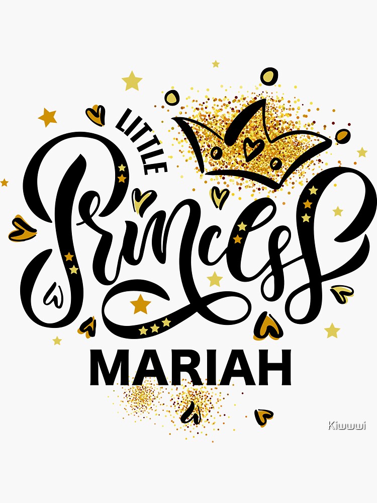 Little princess Mariah cute baby girl | Sticker