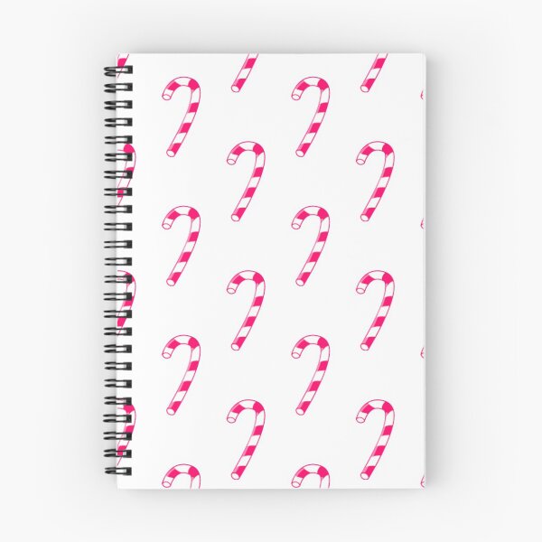 Item preview, Christmas Pink Candy Cane Pattern Print designed and sold by ThingsByJoy.