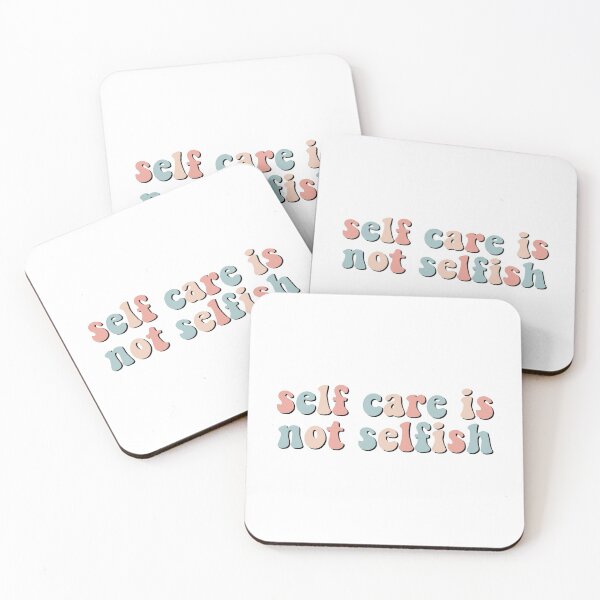 Item preview, Self Care is Not Selfish Bubble Letters designed and sold by katiemy12.