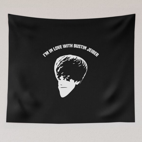 Item preview, "I'm In Love With Bustin Jeiber" | Funny Surreal Musician T Shirt designed and sold by The Snarky Musician.