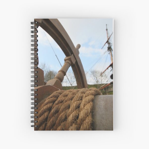 Item preview, Charlestown harbour, ships wheel and masts designed and sold by CornishPano.