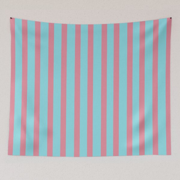 Item preview, pink and teal candy stripes designed and sold by pauloneill-art.