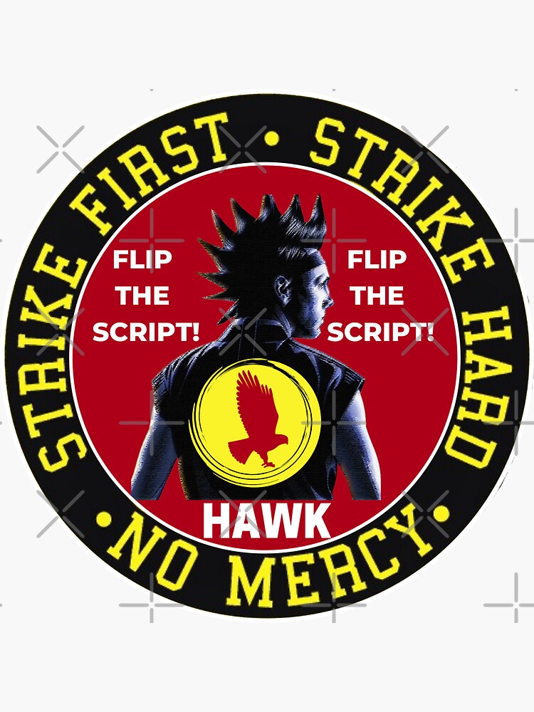 Hawk Eli Moskowitz Flip The Script Cobra Kai Logo Design Unisex