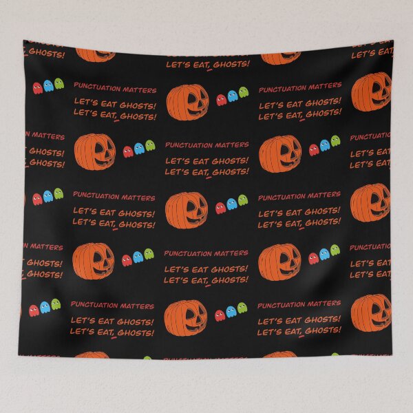 Item preview,  A Halloween  pumpkin: let’s eat ghosts! designed and sold by AnnaMelekhina.