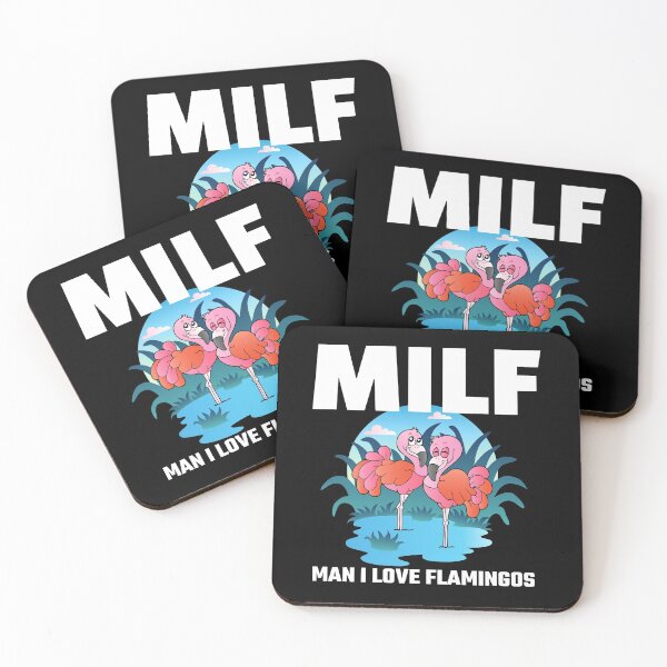 Item preview, Milf Man I Love Flamingos Cute Milf Humour  designed and sold by Tatt-Hooligans.