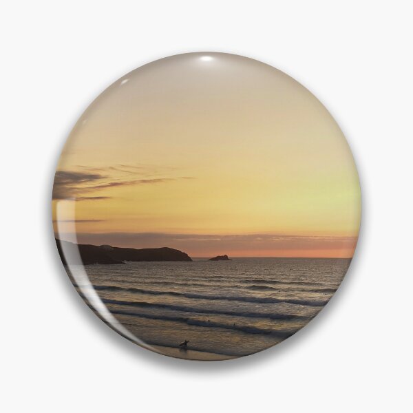 Item preview, Newquay sunset, overlooking Fistral beach designed and sold by CornishPano.