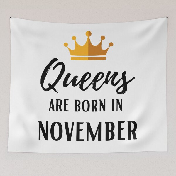 Item preview, Queens are born in november birthday designed and sold by OneTimeEngineer.