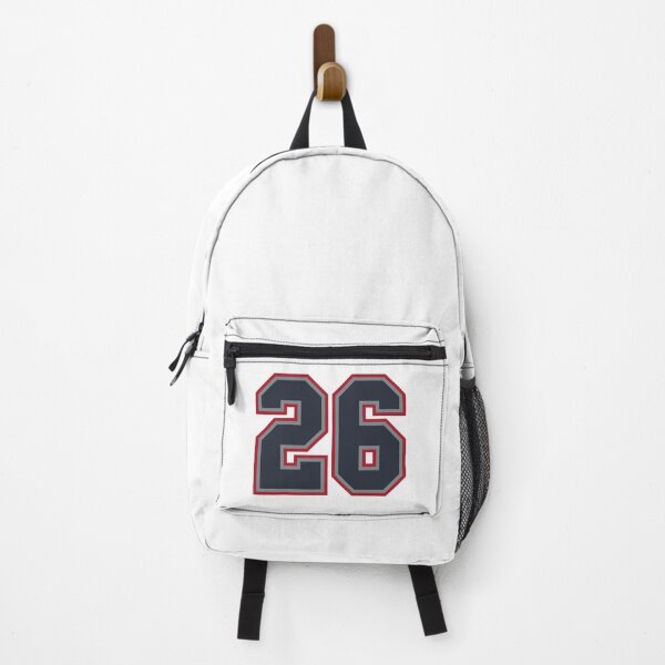 Item preview, 26 Navy Grey Red Sports Number Twenty-Six designed and sold by HelloFromAja.