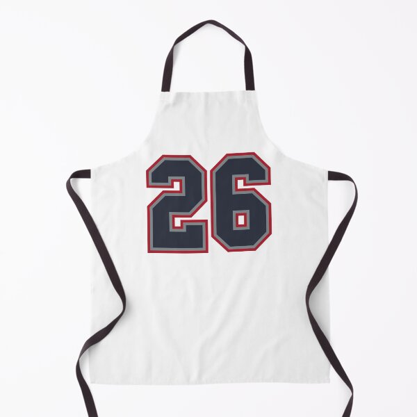 Item preview, 26 Navy Grey Red Sports Number Twenty-Six designed and sold by HelloFromAja.
