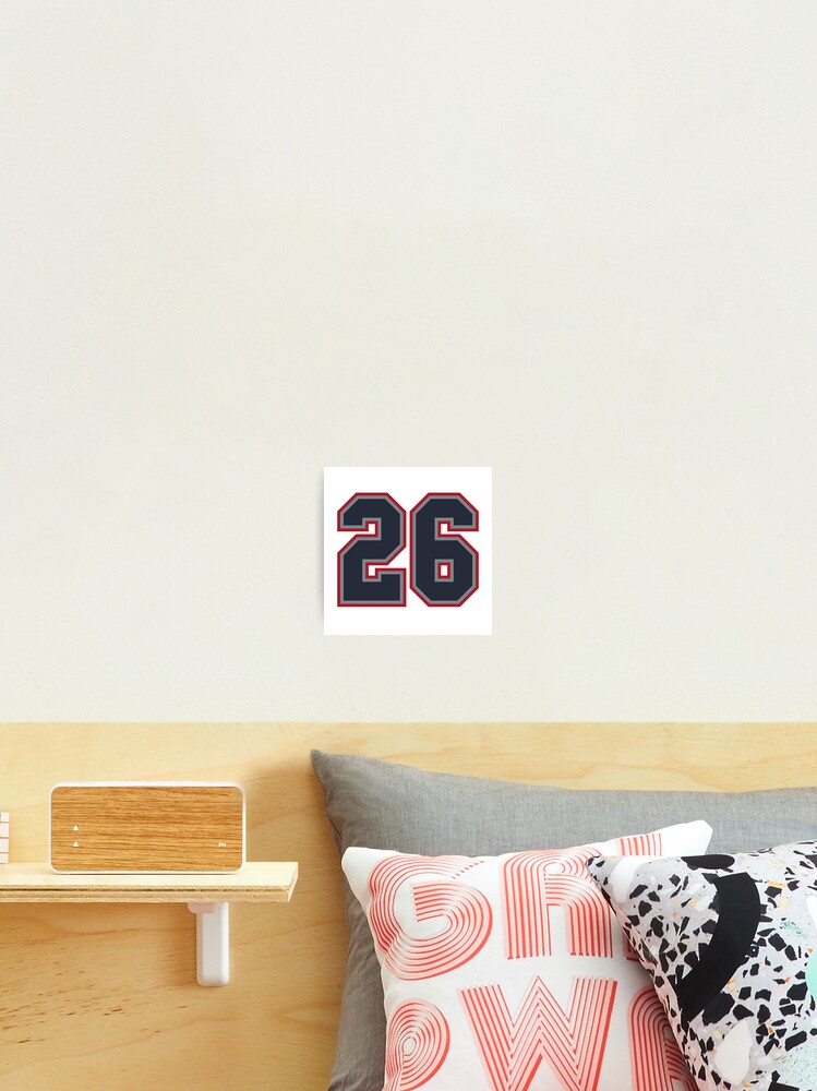 36 Navy Grey Red Sports Number Thirty-Six Sticker for Sale by HelloFromAja