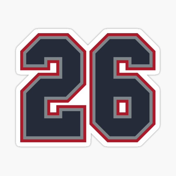 Number 26 hot sale jersey