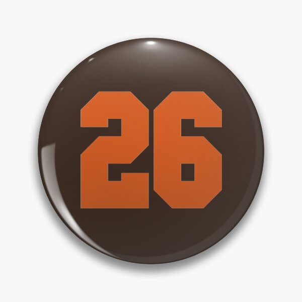 Item preview, 26 Number Cleveland Sports Twenty-Six Brown Jersey designed and sold by HelloFromAja.