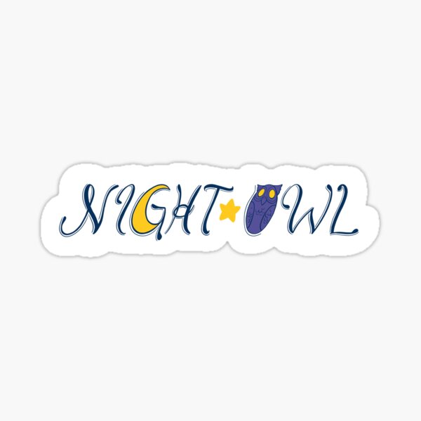 Night Owl Sticker