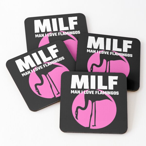 Item preview, Milf Man I Love Flamingos Funny Milf Humour  designed and sold by Tatt-Hooligans.