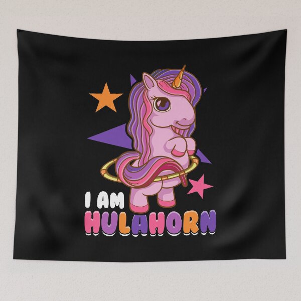 Item preview, Unicorn Hula Hoop Cute Hulahorn Kawaii Gift designed and sold by SqualeForce.