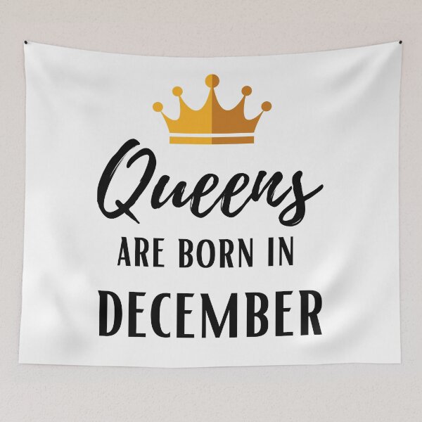 Item preview, Queens are born in december birthday designed and sold by OneTimeEngineer.
