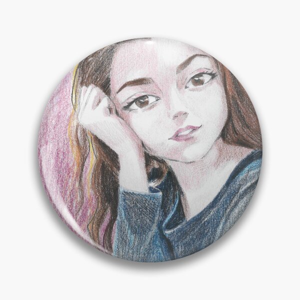 Item preview, Girl with pink sweater designed and sold by CuricaveriArte.