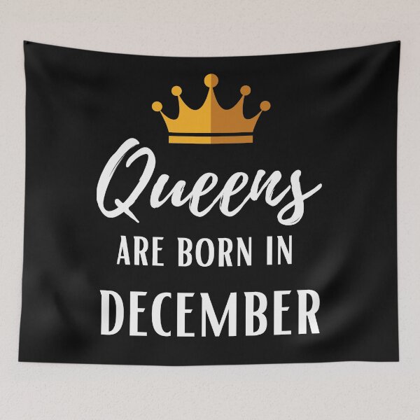 Item preview, Queens are born in december birthday designed and sold by OneTimeEngineer.