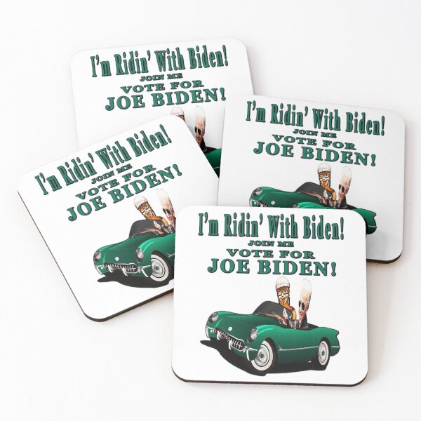 Item preview, Wacky & Fun “I’M RIDIN’ WITH BIDEN! JOIN ME VOTE FOR JOE BIDEN!” Apparel & Accessories designed and sold by Joanenices.