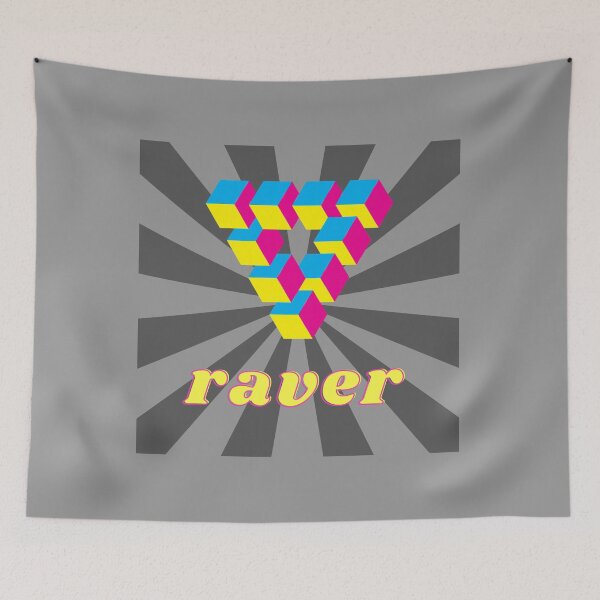 Item preview, Diseño retro raver designed and sold by Aline22.