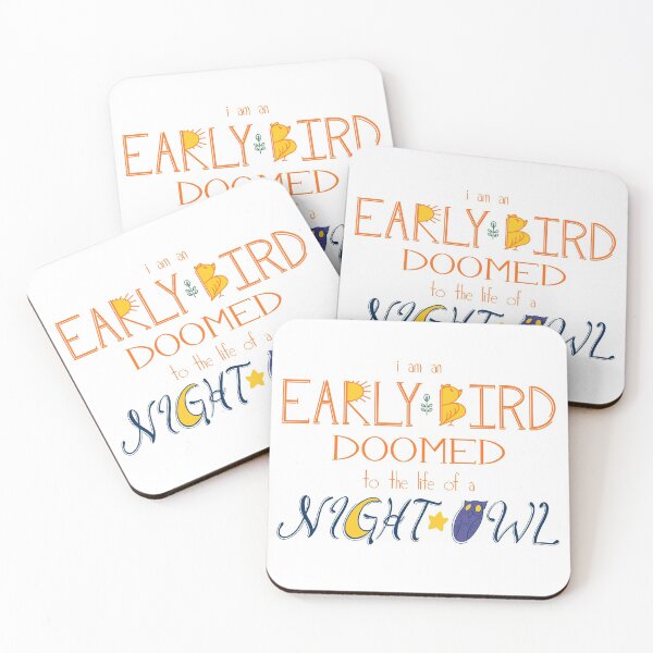 Item preview, I am an Early Bird Doomed to the Life of a Night Owl designed and sold by Carolyn-Loftus.