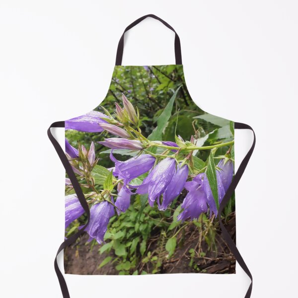 Item preview, Bluebell Blue bellflowers Campanula after the rain designed and sold by Tanja Dianova.