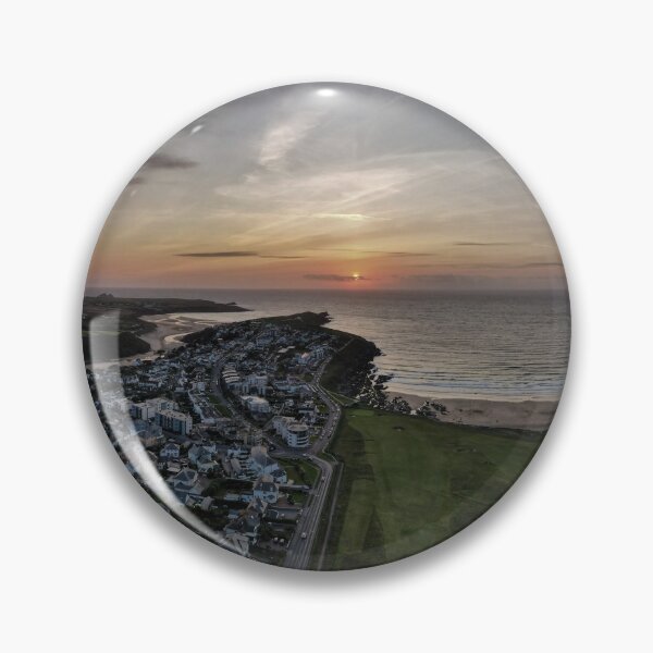 Item preview, Newquay golf course and Pentire Headland designed and sold by CornishPano.