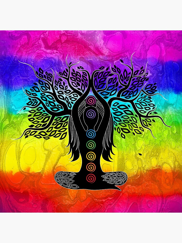 Chakra Tree of Life - CANVAS or PRINT WALL ART