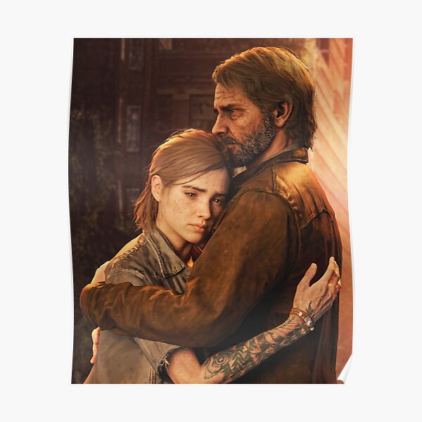 Joel And Ellie Wall Art Redbubble