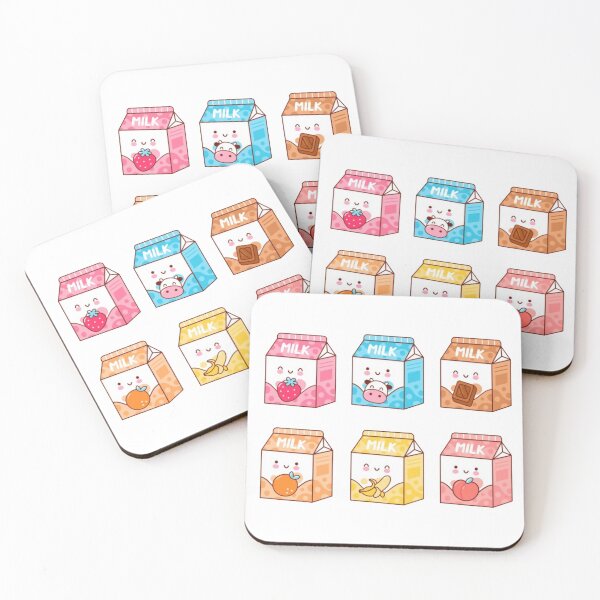 Item preview, Kawaii Flavored Milk designed and sold by kawaiistudio.