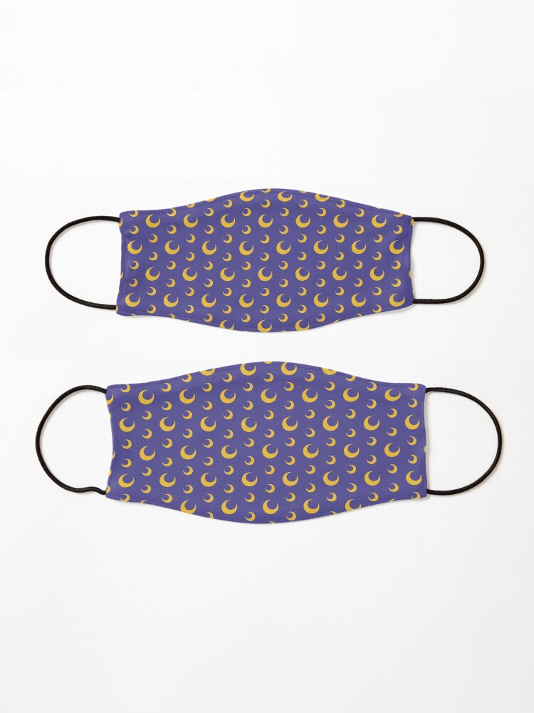 Alternate view of Night Owls, Sub Pattern (Purple Moon) Mask