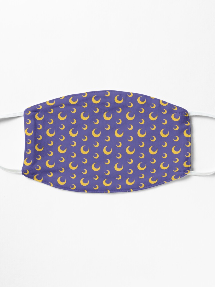 Alternate view of Night Owls, Sub Pattern (Purple Moon) Mask