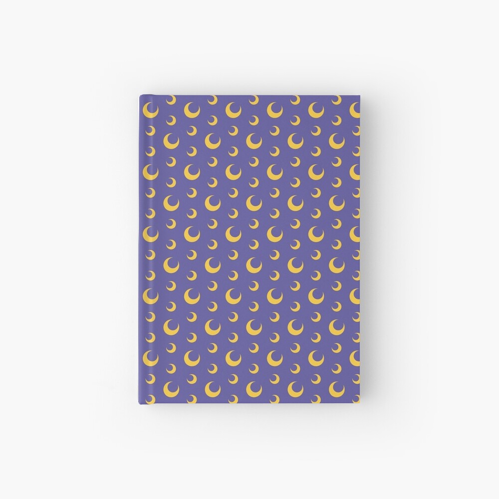Night Owls, Sub Pattern (Purple Moon) Hardcover Journal
