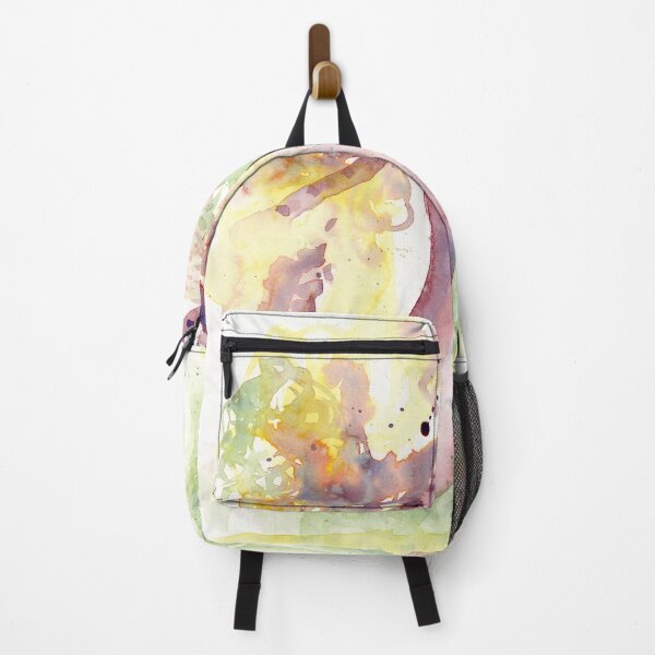 Item preview, GUST - Green, yellow, purple, pink abstract watercolour painting designed and sold by mayra-majano.