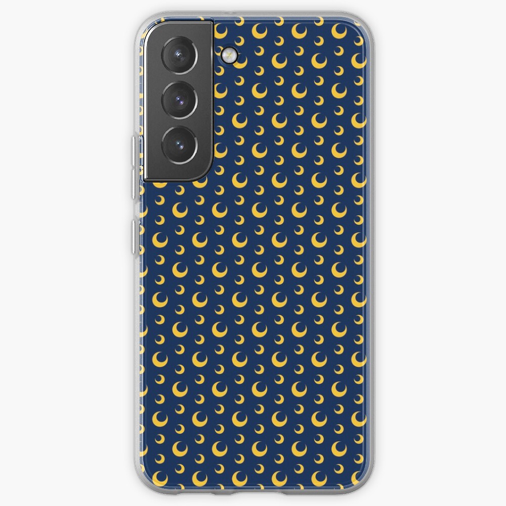 Night Owls, Sub Pattern (Blue Moon) Samsung Galaxy Phone Case