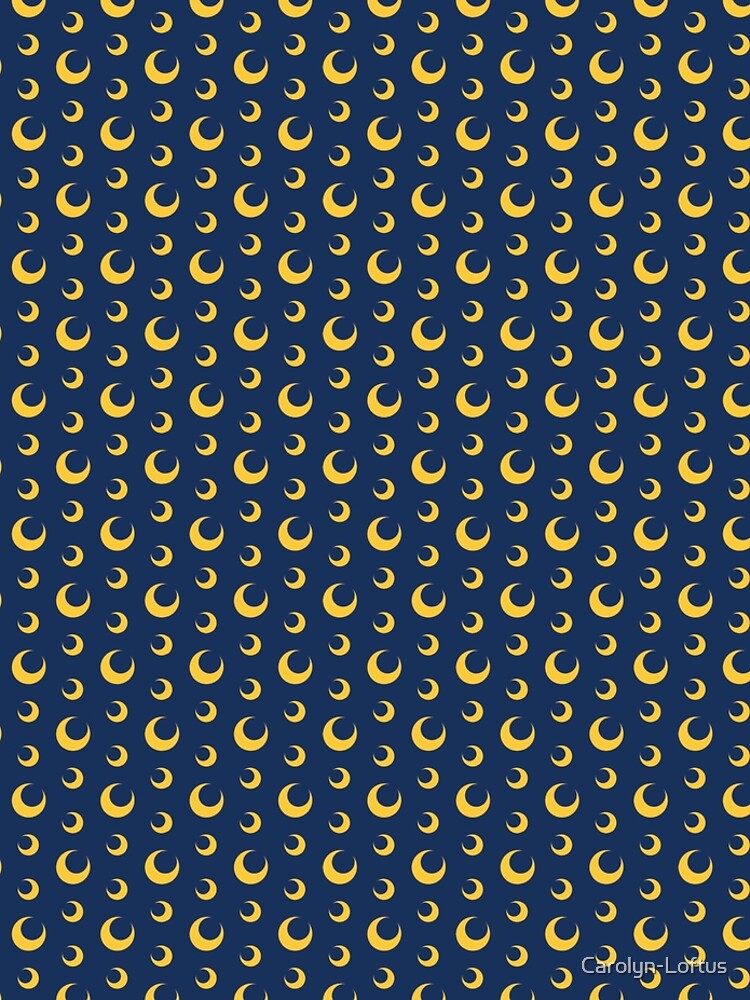 Night Owls, Sub Pattern (Blue Moon) by Carolyn-Loftus
