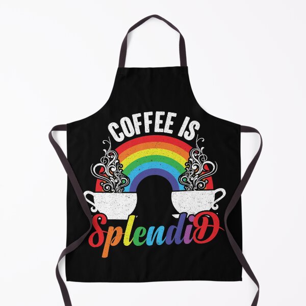 Item preview, Coffee Is Splendid - Steaming Java Under The Rainbow designed and sold by GravitiTees.