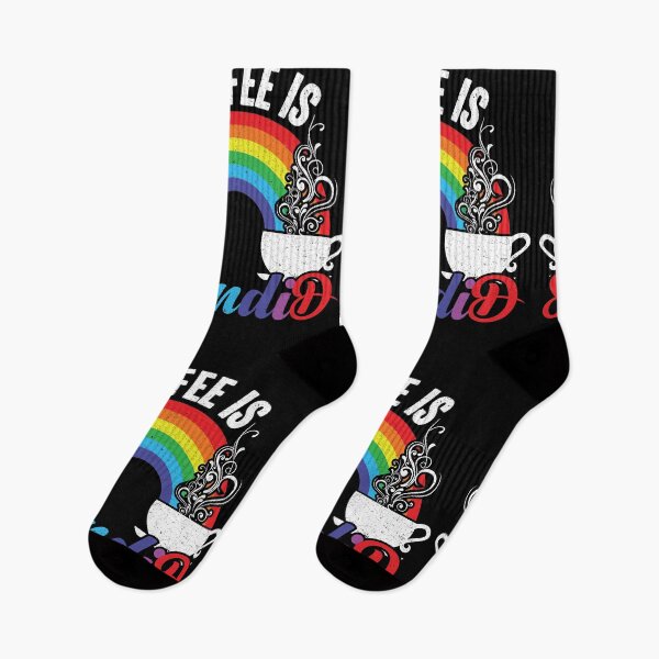 Item preview, Coffee Is Splendid - Steaming Java Under The Rainbow designed and sold by GravitiTees.
