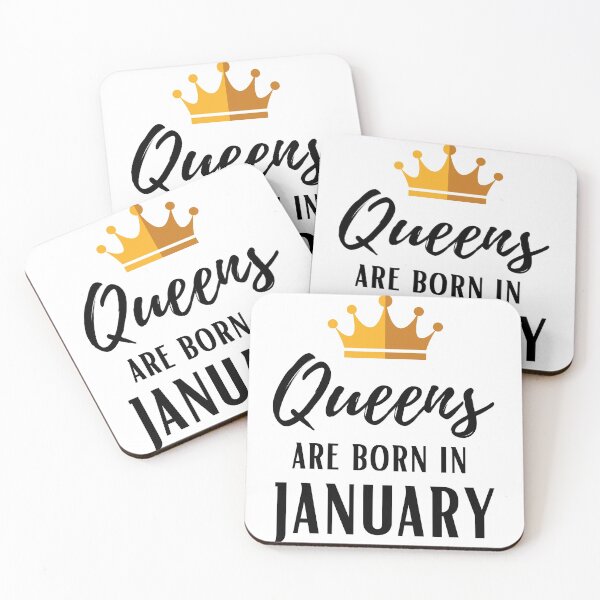 Item preview, Queens are born in january birthday designed and sold by OneTimeEngineer.