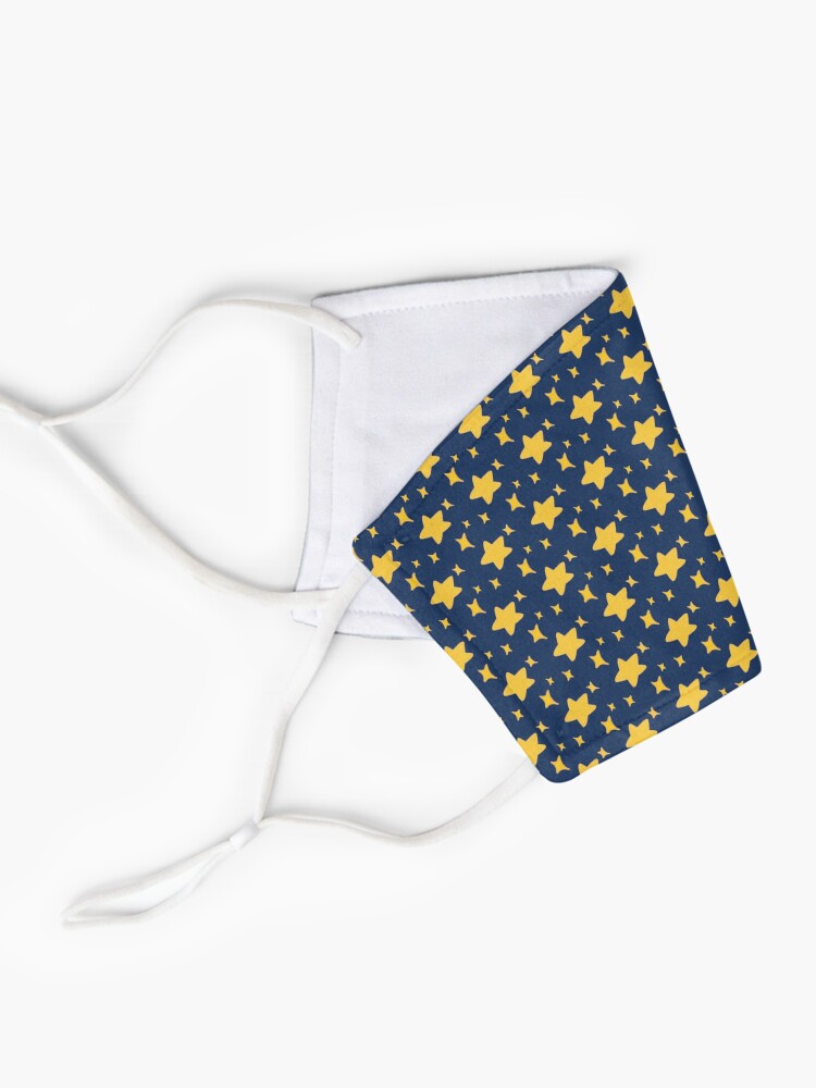Alternate view of Night Owls, Sub Pattern (Blue Stars) Mask
