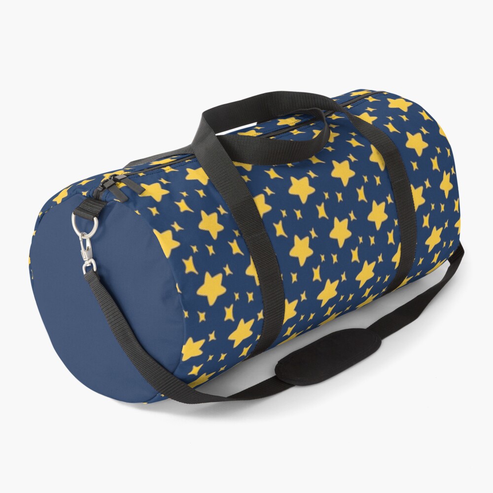 Night Owls, Sub Pattern (Blue Stars) Duffle Bag